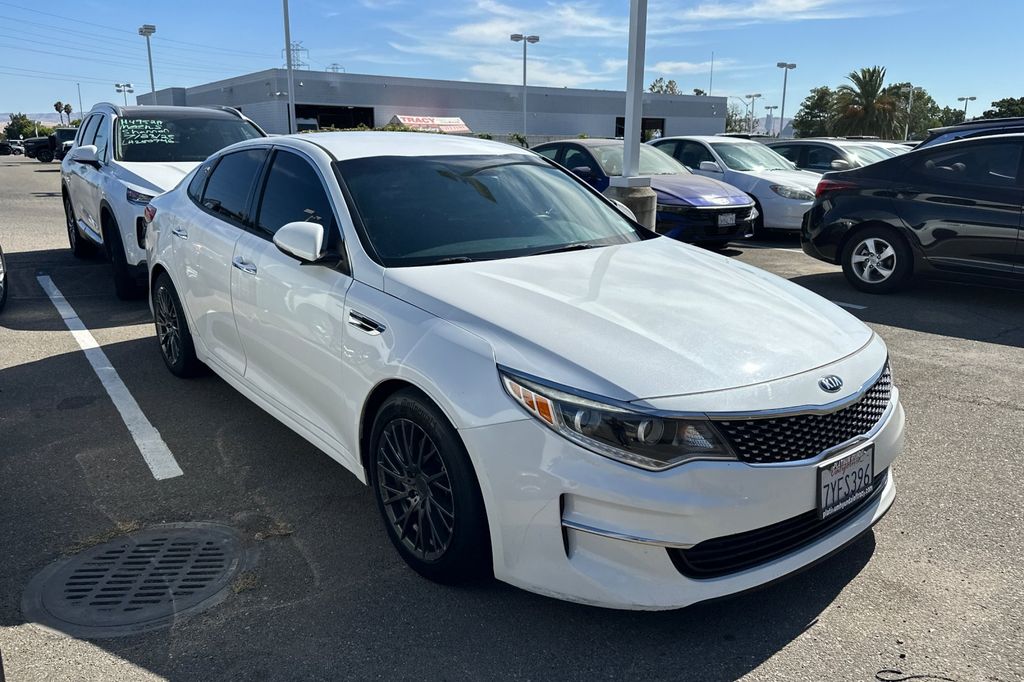 Used 2016 Kia Optima EX with VIN 5XXGU4L33GG118939 for sale in Tracy, CA