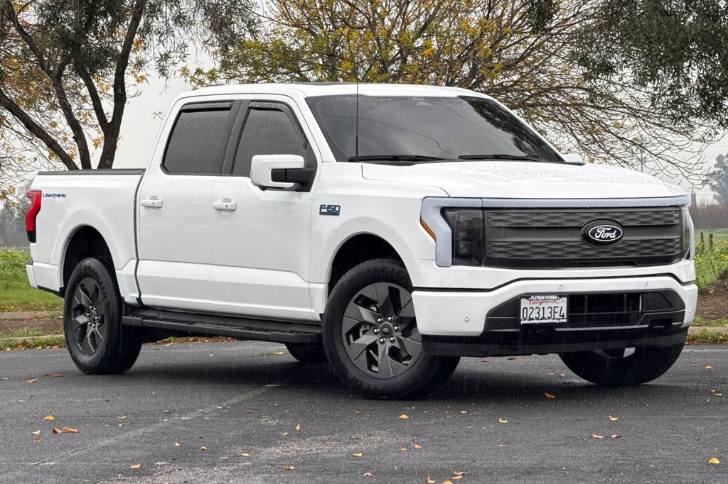 Used 2024 Ford F-150 Lightning Lariat with VIN 1FT6W5L70RWG32389 for sale in Tracy, CA