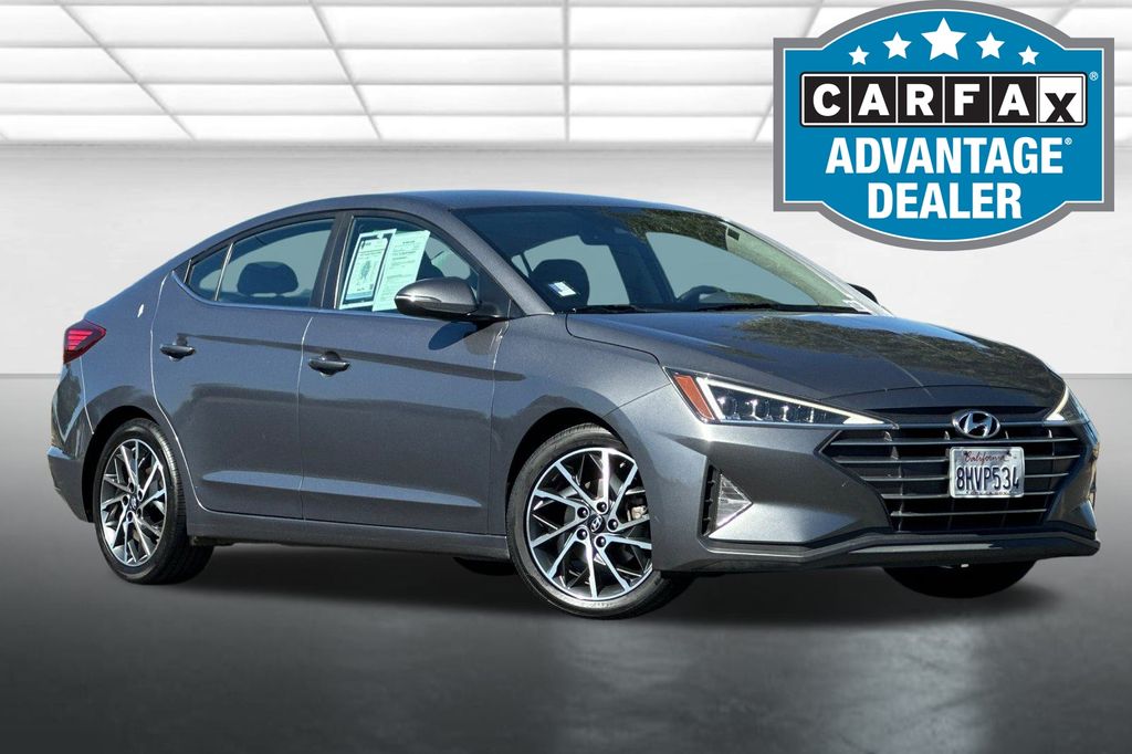 Used 2019 Hyundai Elantra Limited with VIN 5NPD84LF9KH443724 for sale in Tracy, CA