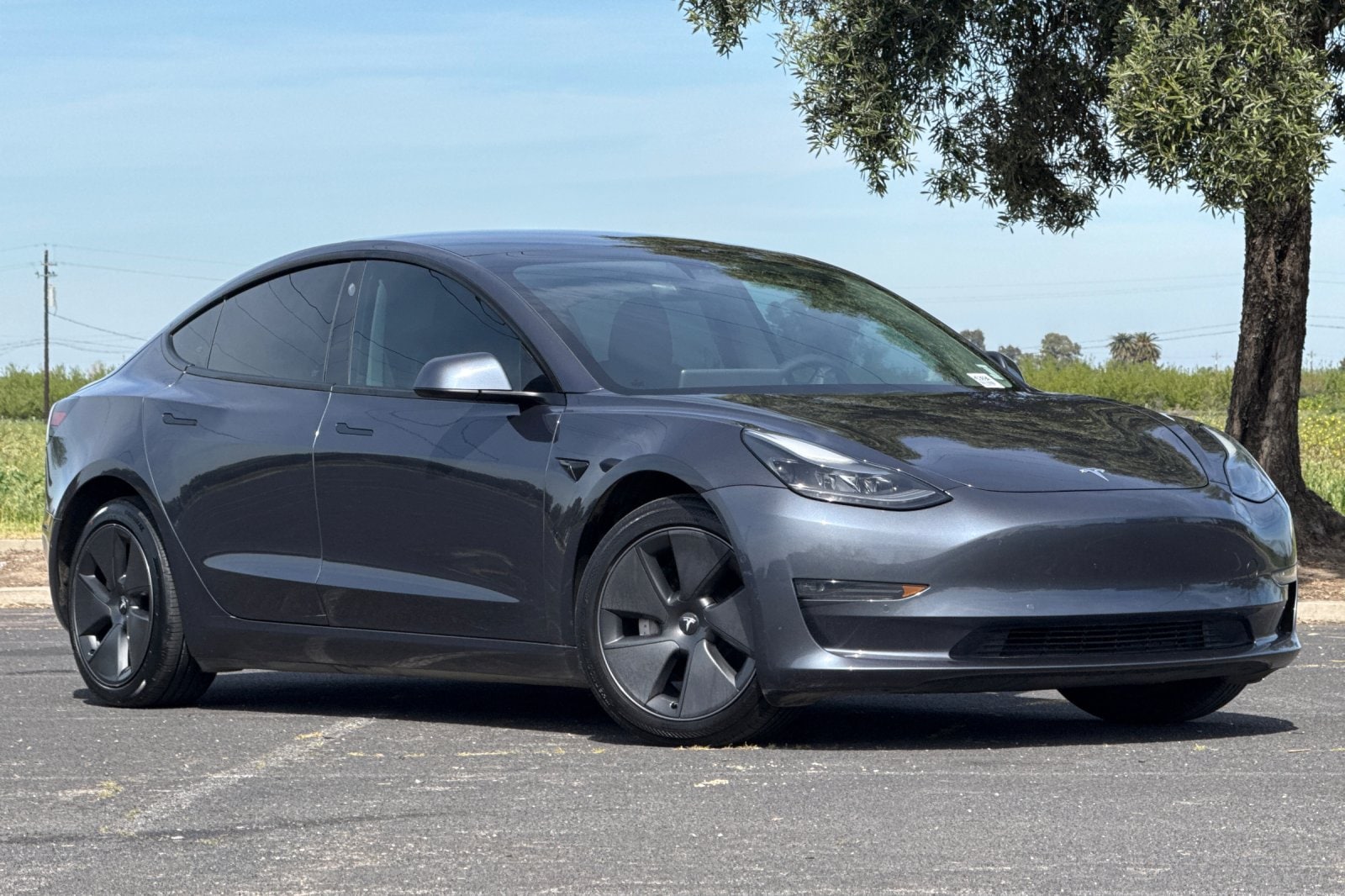 Used 2021 Tesla Model 3 Base with VIN 5YJ3E1EB2MF075501 for sale in Tracy, CA