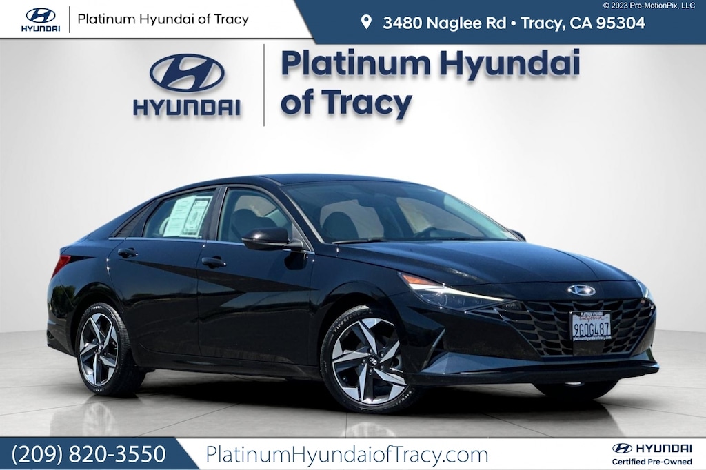 Certified 2023 Hyundai Elantra HEV Limited Sedan