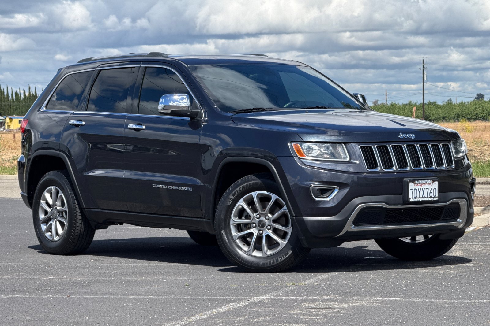 Used 2014 Jeep Grand Cherokee Limited with VIN 1C4RJFBGXEC421134 for sale in Tracy, CA
