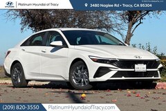 2026 Hyundai Elantra Hybrid Blue Sedan