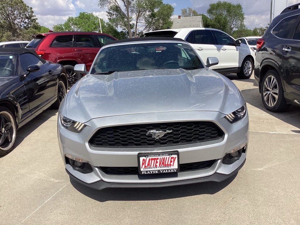 Used 2016 Ford Mustang EcoBoost Premium with VIN 1FATP8UH8G5300038 for sale in Lexington, NE