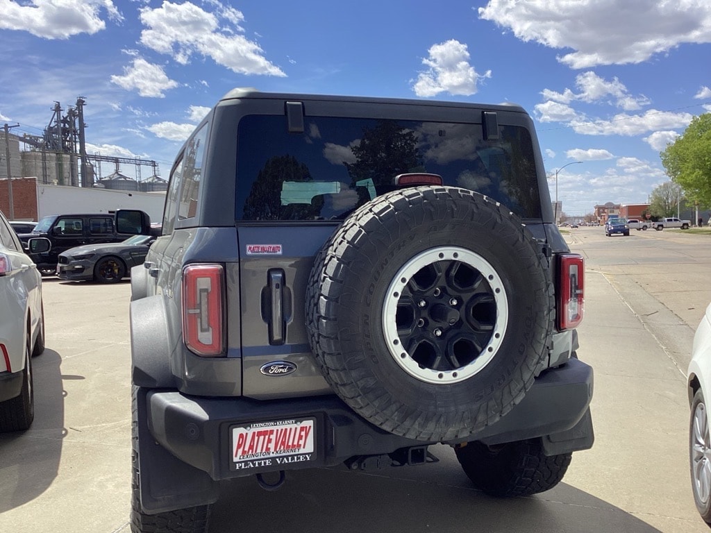 Used 2022 Ford Bronco 4-Door Outer Banks with VIN 1FMEE5DPXNLB86014 for sale in Lexington, NE
