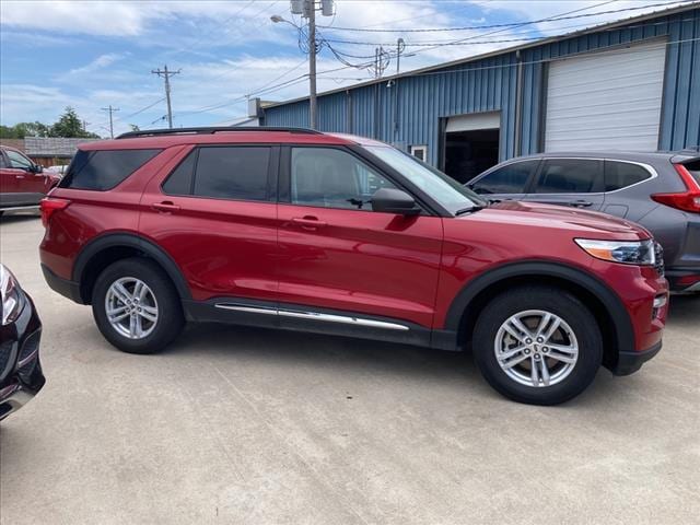 Used 2022 Ford Explorer XLT with VIN 1FMSK8DH5NGA66684 for sale in Lexington, NE