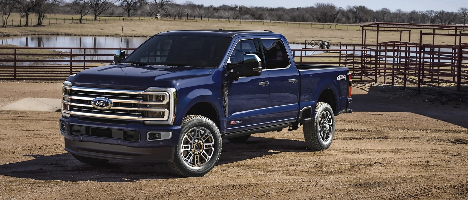 2026 Ford Super Duty in blue
