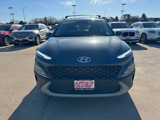 Used 2022 Hyundai Kona SEL with VIN KM8K6CAB5NU881184 for sale in Kearney, NE