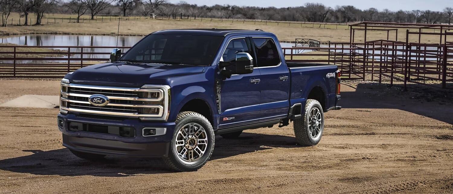2026 Ford Super Duty in blue