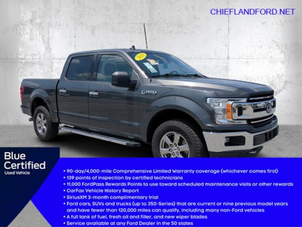 Used 2020 Ford F-150 Crew 4WD XLT Crew Cab Pickup