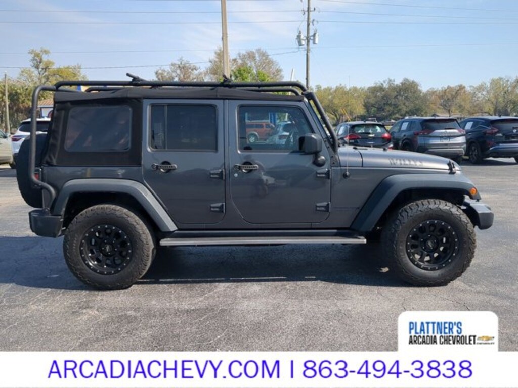 Used 2018 Jeep Wrangler JK Unlimited Willys Wheeler W SUV