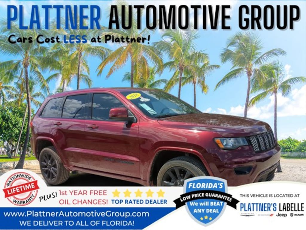 Certified 2018 Jeep Grand Cherokee Altitude SUV