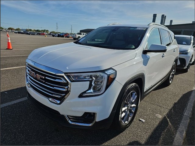 Used 2023 GMC Terrain SLT with VIN 3GKALPEG9PL187069 for sale in Chiefland, FL