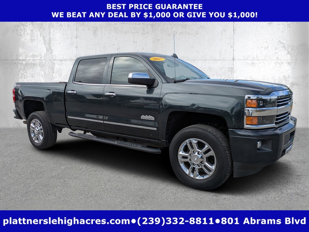 Used 2017 Chevrolet Silverado 2500HD High Country 4WD Crew Cab 153.7 High Country