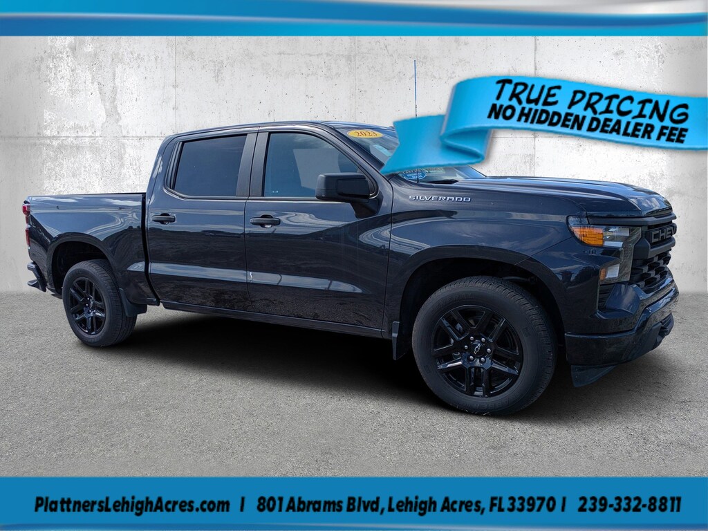 Used 2023 Chevrolet Silverado 1500 Custom 2WD Crew Cab 147 Custom