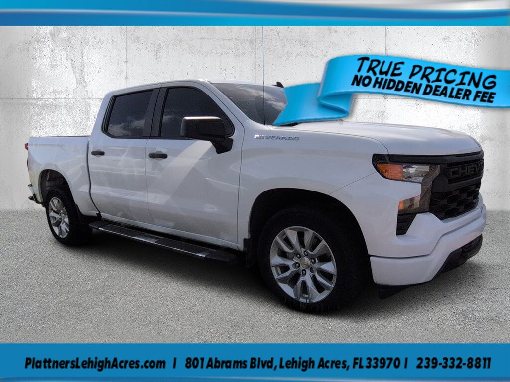 Used 2022 Chevrolet Silverado 1500 Custom 2WD Crew Cab 147 Custom