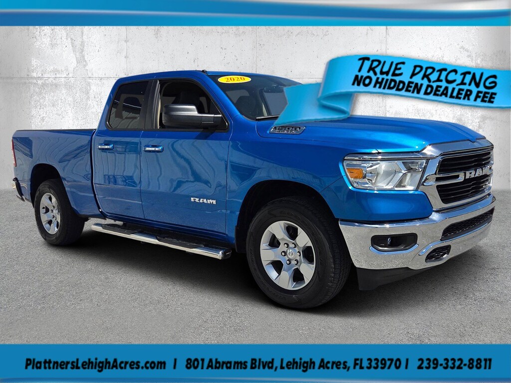 Used 2020 Ram 1500 Big Horn Big Horn 4x4 Quad Cab 64 Box