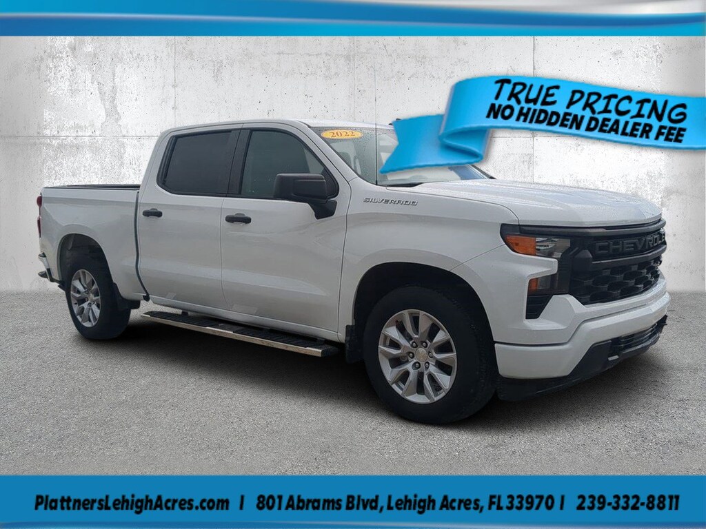 Used 2022 Chevrolet Silverado 1500 Custom 2WD Crew Cab 147 Custom