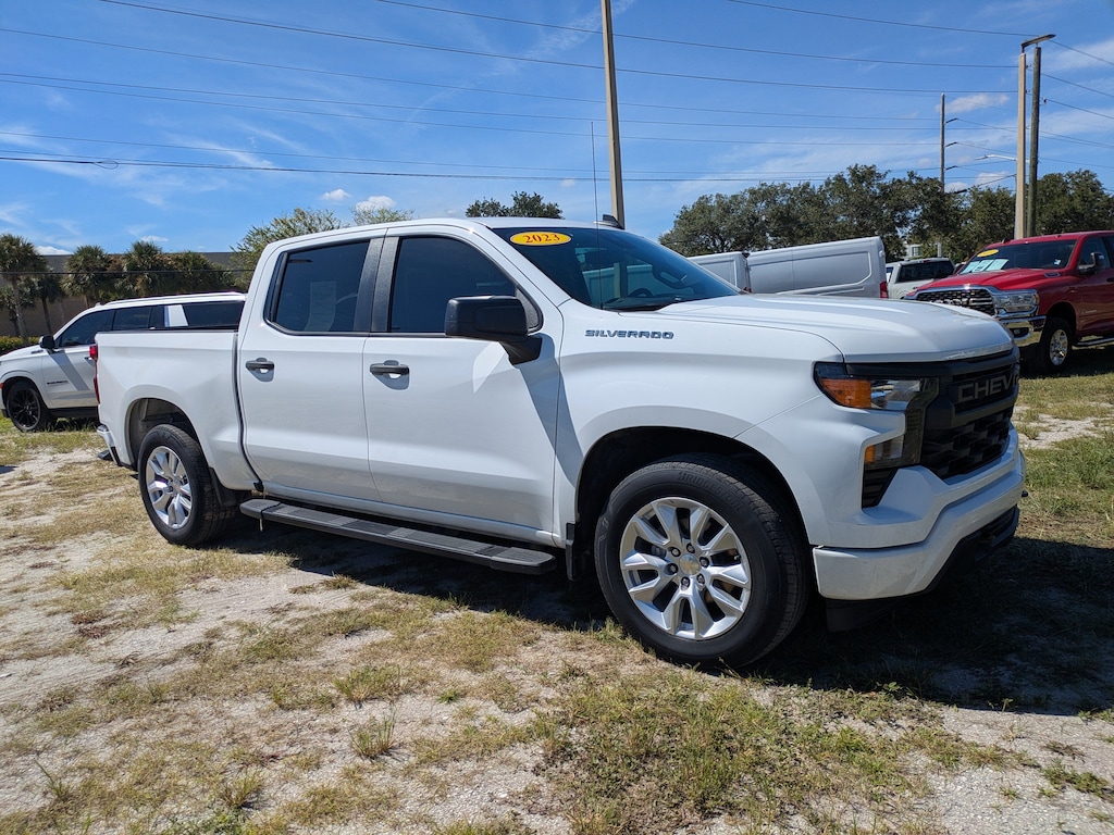 Used 2023 Chevrolet Silverado 1500 Custom 2WD Crew Cab 147 Custom