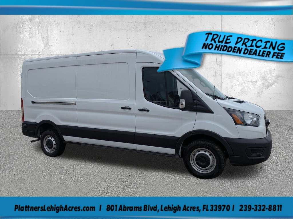 Used 2024 Ford Transit Cargo Van 148 Med roof T-250 148 Med Rf 9070 GVWR RWD