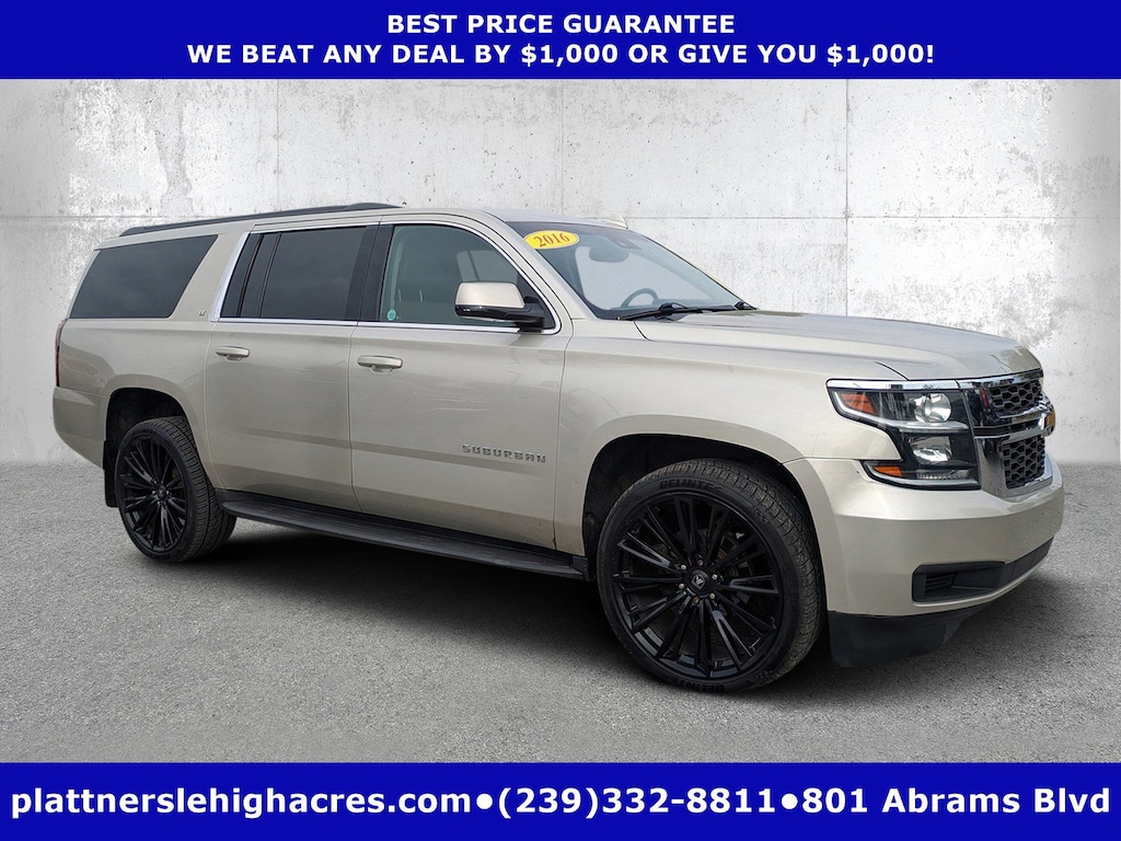 Used 2016 Chevrolet Suburban LT 4WD 1500 LT