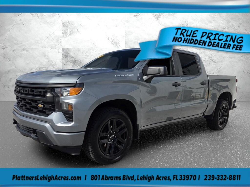 Used 2023 Chevrolet Silverado 1500 Custom 2WD Crew Cab 147 Custom