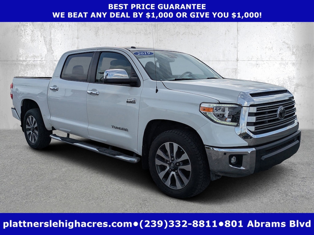 Used 2019 Toyota Tundra 4WD Limited Limited CrewMax 5.5 Bed 5.7L
