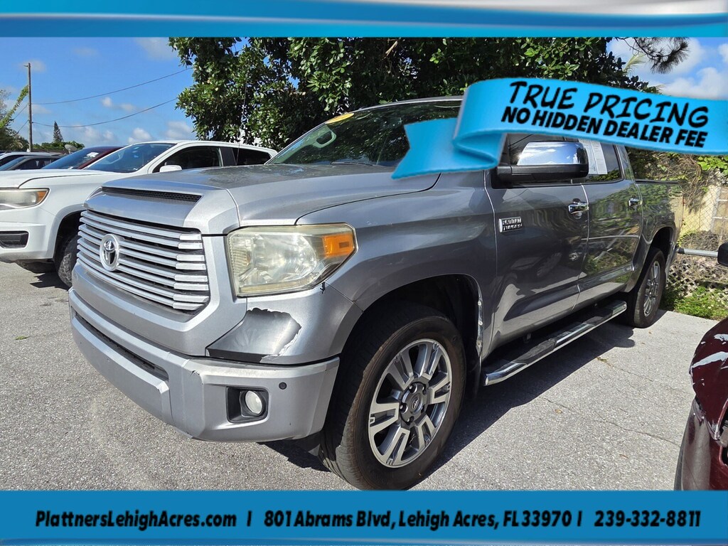 Used 2014 Toyota Tundra 2WD Truck Platinum CrewMax 5.7L V8 6-Spd AT Platinum