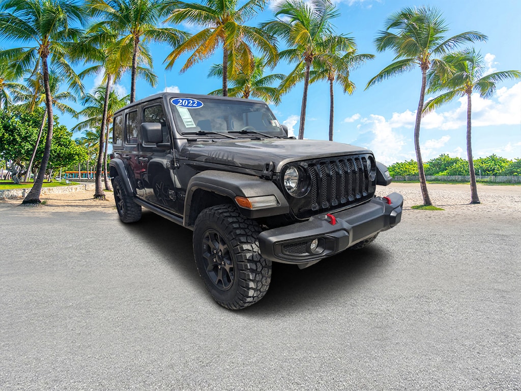 Used 2022 Jeep Wrangler Unlimited Willys Sport Unlimited Willys Sport 4x4