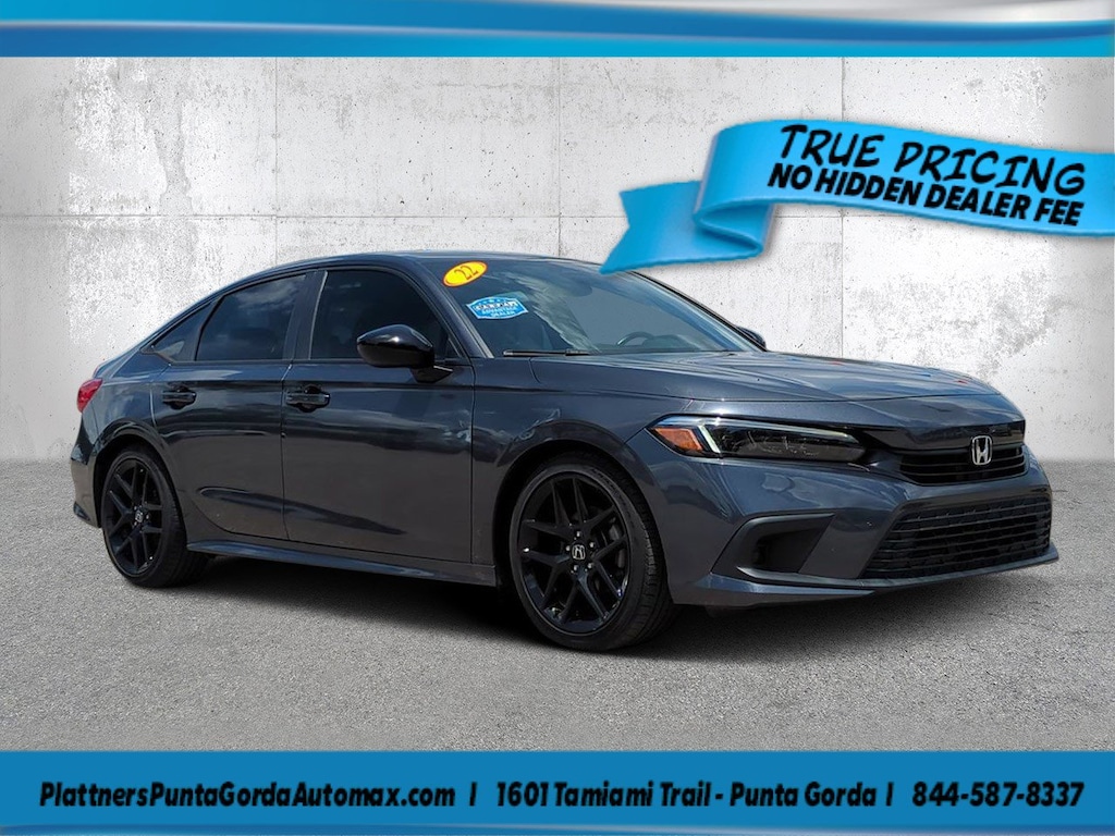 Used 2022 Honda Civic Sedan Sport Sport CVT