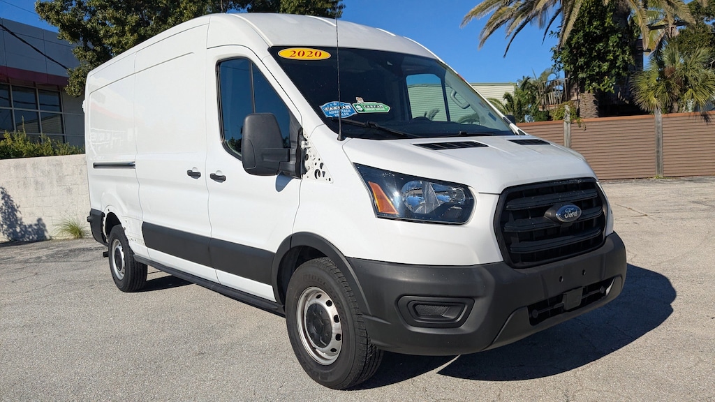 Used 2020 Ford Transit Cargo Van T-250 148 Med Rf 9070 GVWR RWD