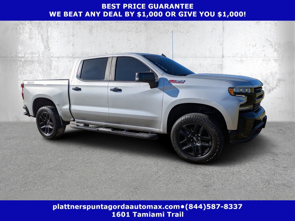 Used 2021 Chevrolet Silverado 1500 LT Trail Boss 4WD Crew Cab 147 LT Trail Boss
