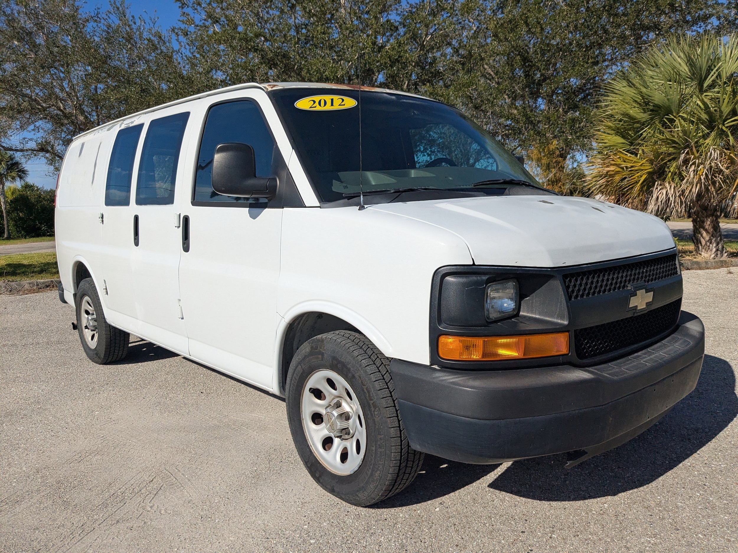 Used 2012 Chevrolet Express Cargo Work Van with VIN 1GCSGAFXXC1117467 for sale in Chiefland, FL