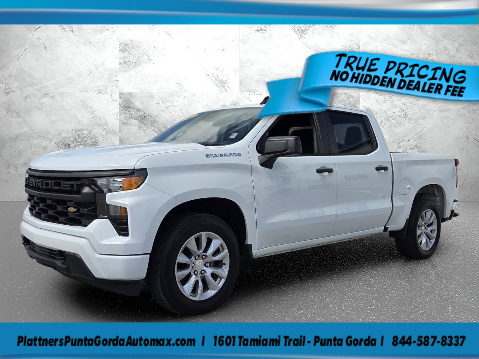 Used 2022 Chevrolet Silverado 1500 Custom 2WD Crew Cab 147 Custom