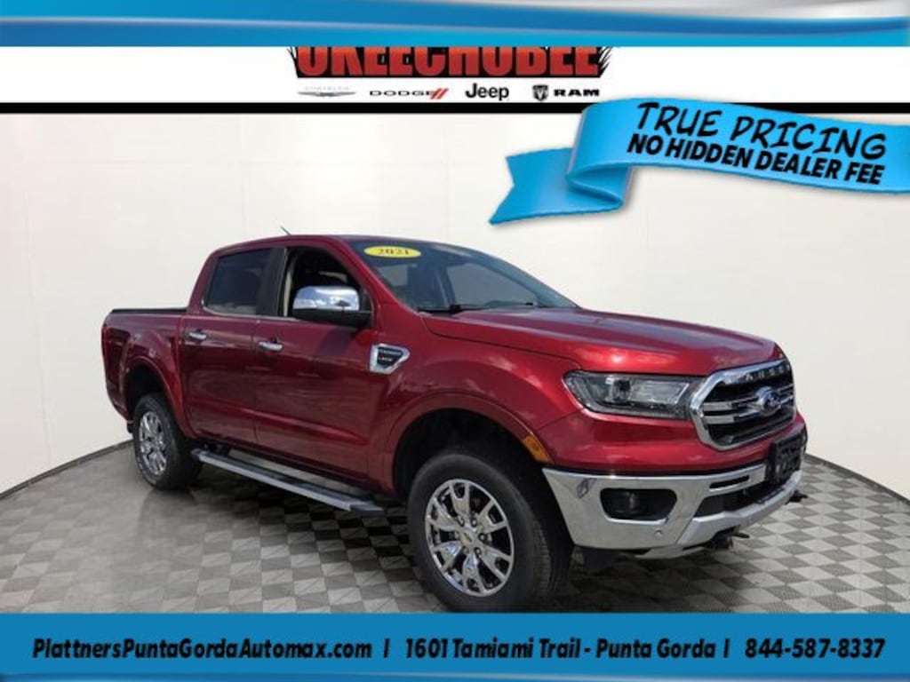 Used 2021 Ford Ranger LARIAT LARIAT 4WD SuperCrew 5 Box