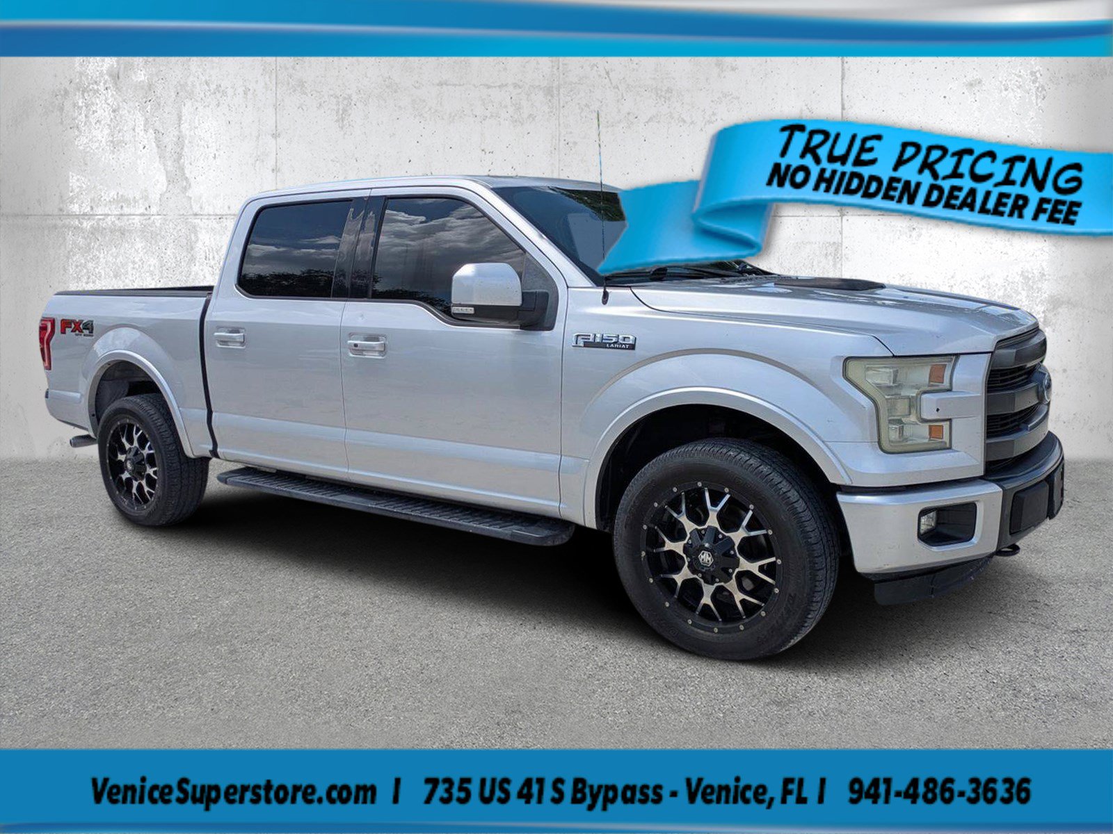 Used 2015 Ford F-150 Lariat Truck SuperCrew Cab