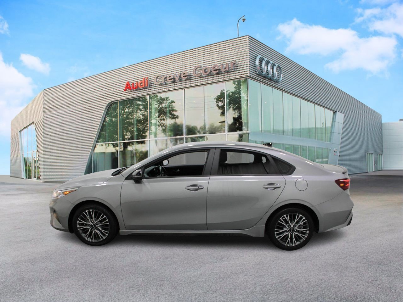Used 2022 Kia FORTE GT-Line with VIN 3KPF54AD7NE455592 for sale in Creve Coeur, MO