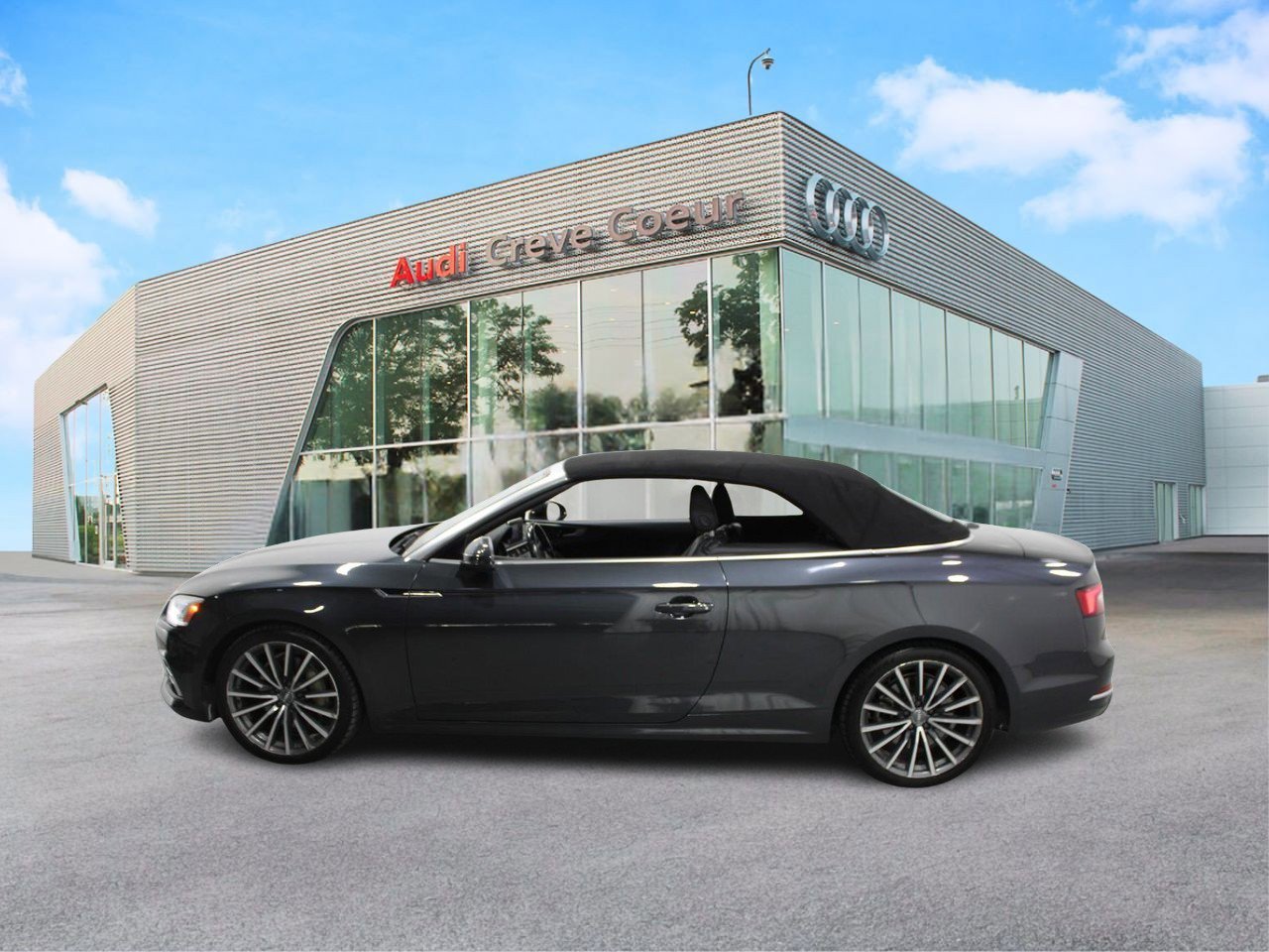 Used 2018 Audi A5 Cabriolet Premium Plus with VIN WAUYNGF50JN006544 for sale in Creve Coeur, MO