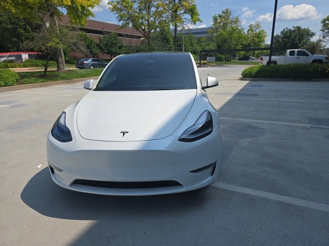 Used 2025 Tesla Model Y Long Range with VIN 7SAYGDEEXSF295576 for sale in Creve Coeur, MO