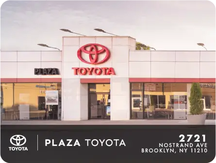 Plaza Toyota new and certified pre-owned Toyota vehicles in Brooklyn, NY