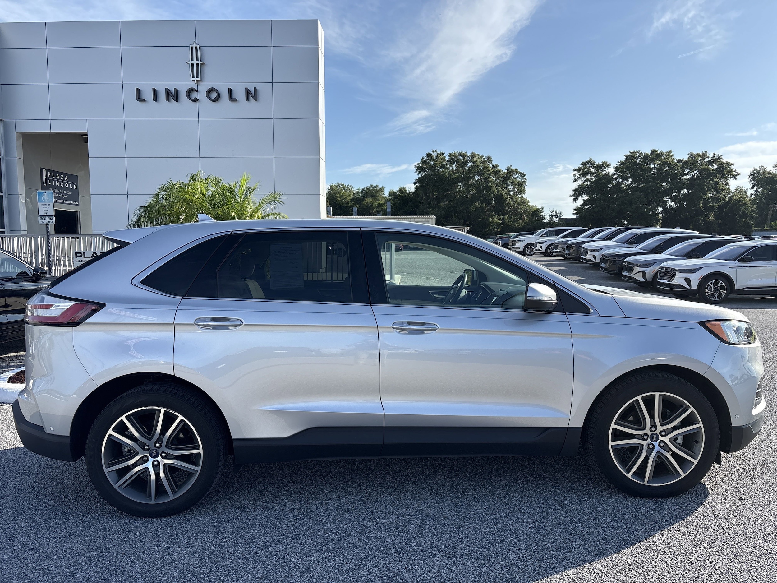 Used 2019 Ford Edge Titanium with VIN 2FMPK3K96KBB03393 for sale in Leesburg, FL
