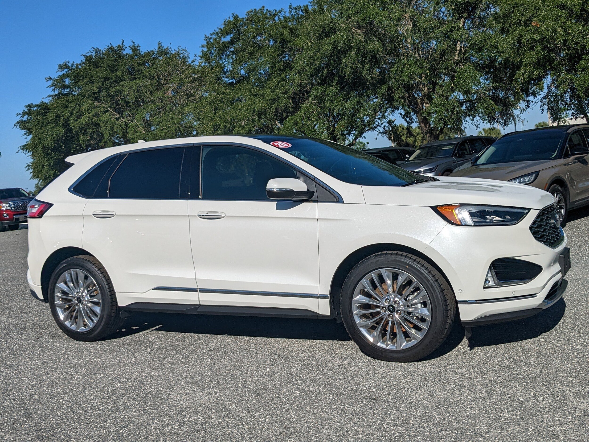 Used 2020 Ford Edge Titanium with VIN 2FMPK4K92LBA75454 for sale in Leesburg, FL