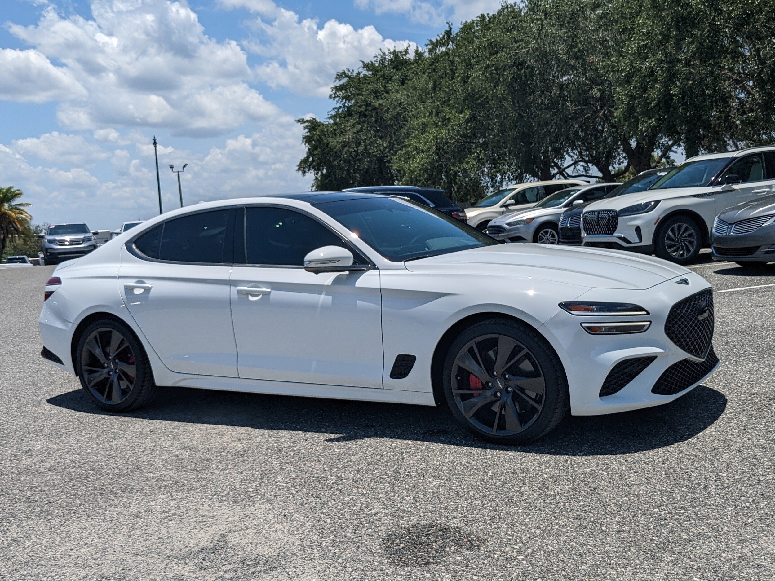 Used 2022 GENESIS G70 Standard with VIN KMTG54TE1NU094406 for sale in Leesburg, FL
