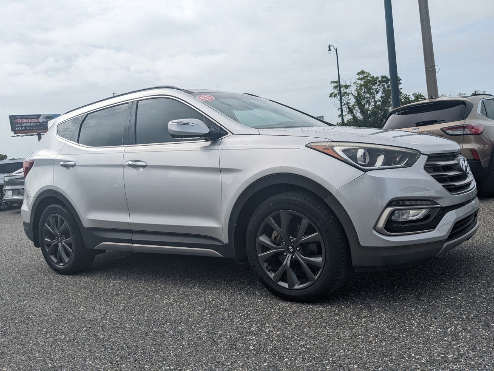 Used 2017 Hyundai Santa Fe Sport 2.0T with VIN 5XYZW4LAXHG447037 for sale in Leesburg, FL