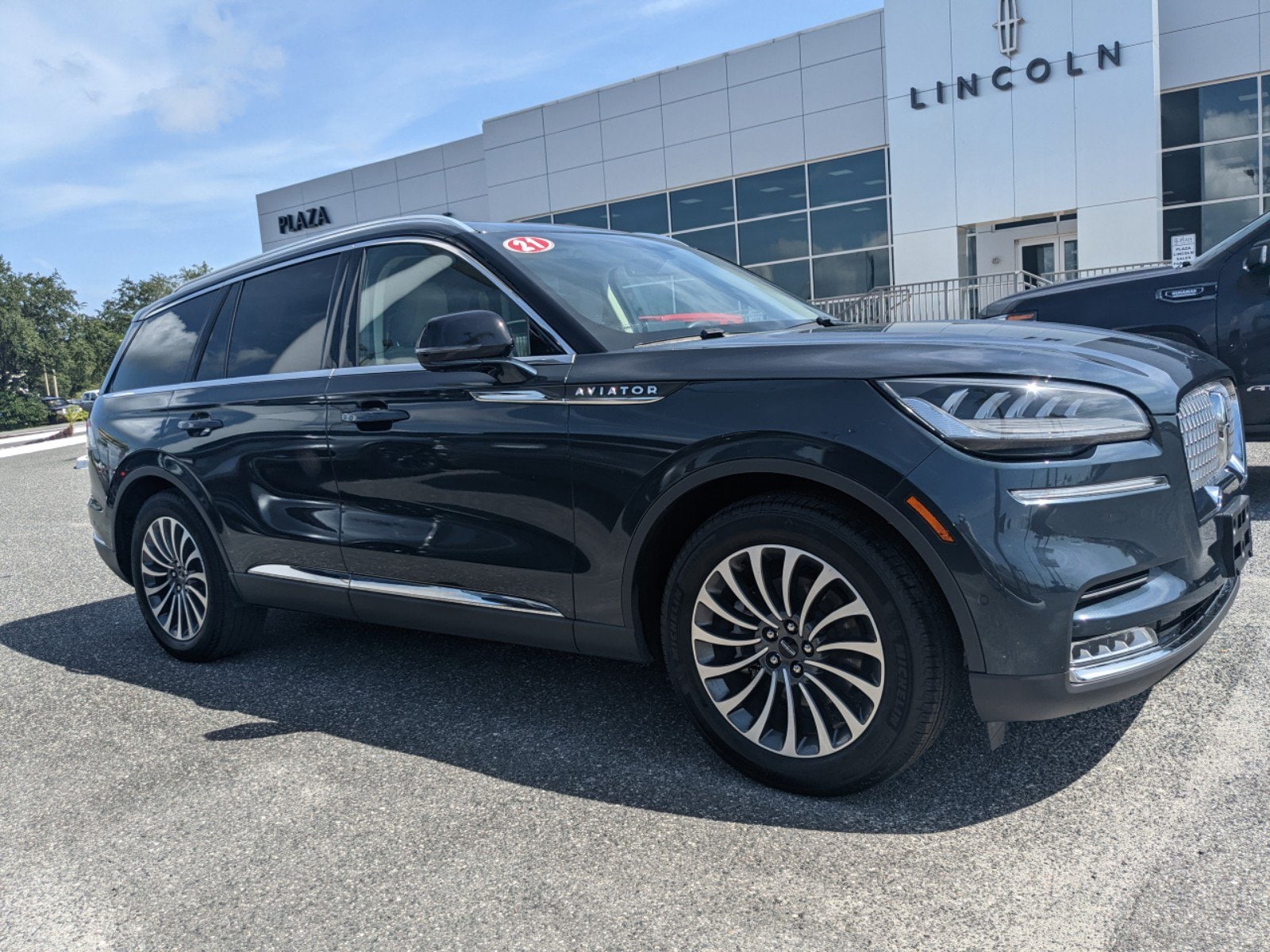 Certified 2021 Lincoln Aviator Reserve with VIN 5LM5J7WC4MGL17427 for sale in Leesburg, FL