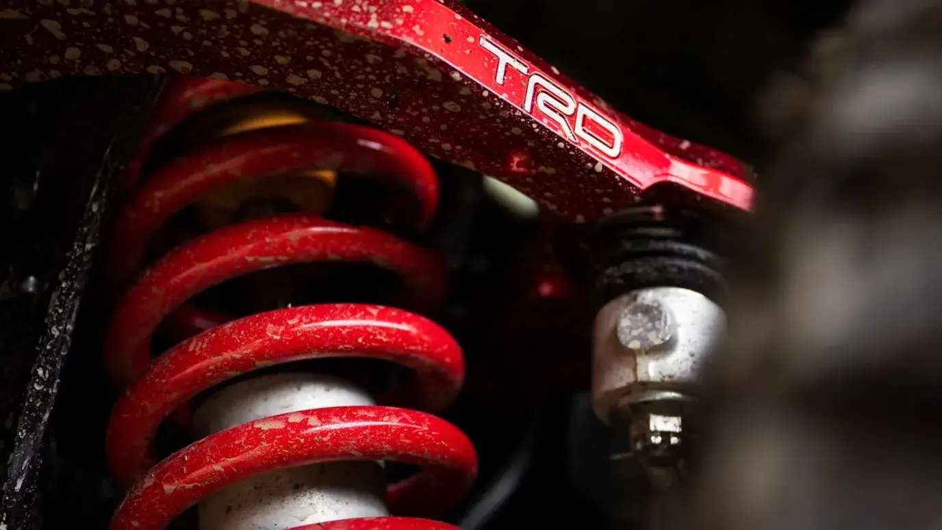 Toyota Tacoma TRD Pro FOX QS3 internal-bypass shocks and off-road suspension