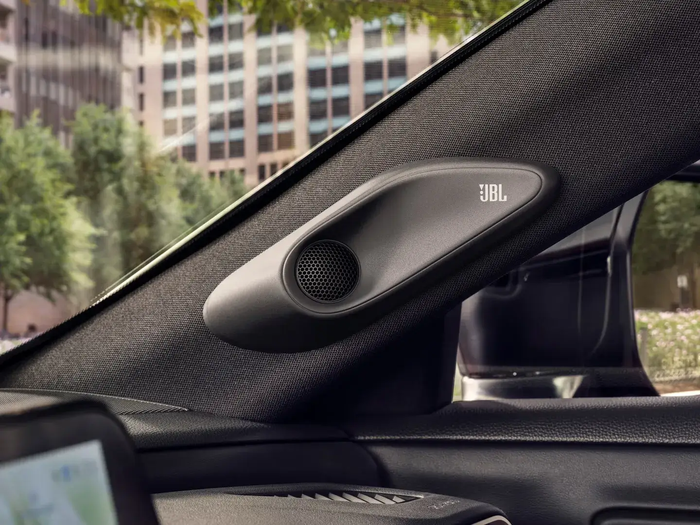 JBL Premium Audio speaker detail inside the 2027 Toyota Crown