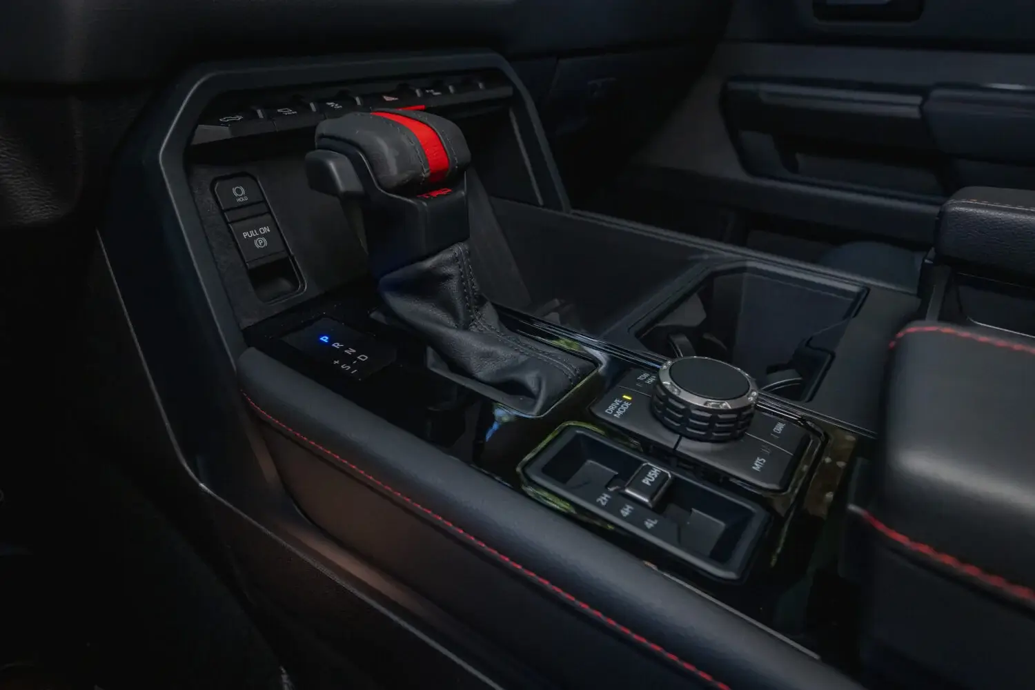 Transmission tunnel and drivetrain surroundings on the 2027 Toyota Sequoia TRD Pro