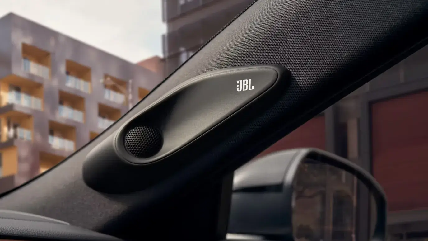 JBL Premium Audio speaker detail in the Toyota Crown Signia Limited interior