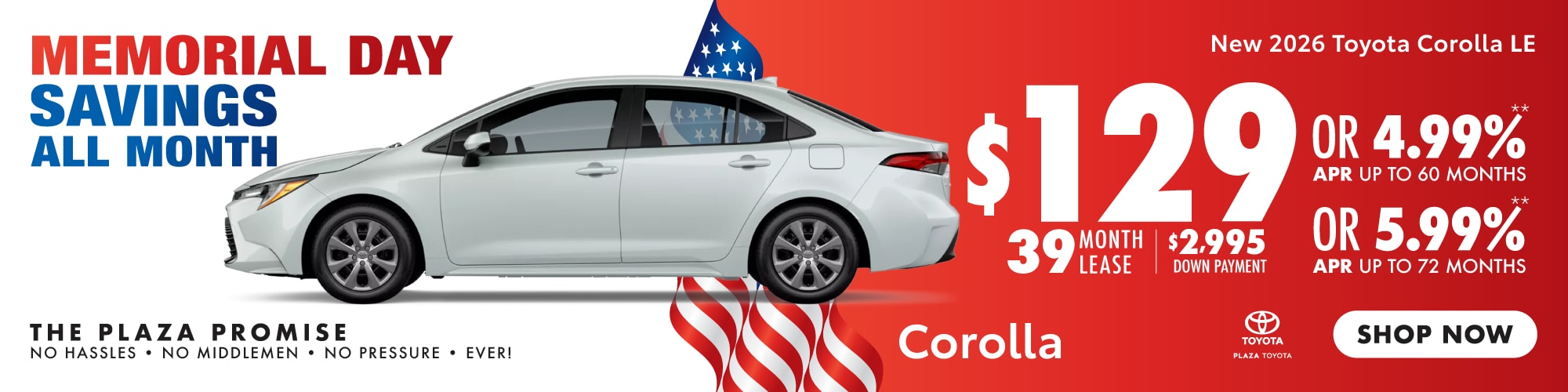 New 2026 Toyota Corolla LE